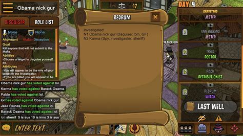 tos invest results|town of salem investigator results.